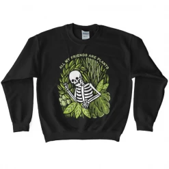Wicked Clothes Bones Plant Friends Sweatshirt