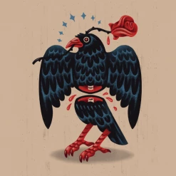 Wicked Clothes 'Crow' Shirt