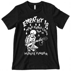 Wicked Clothes 'Empathy Is More Rebellious' Shirt New