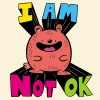 Wicked Clothes 'I Am Not OK' Shirt New