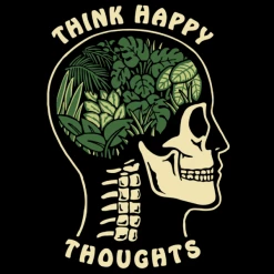 Wicked Clothes 'Think Happy Thoughts' Shirt New