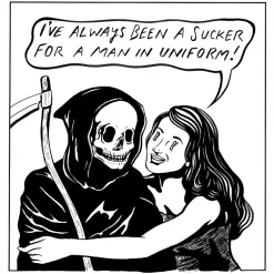 Wicked Clothes Bones 'Man In Uniform' Sweatshirt