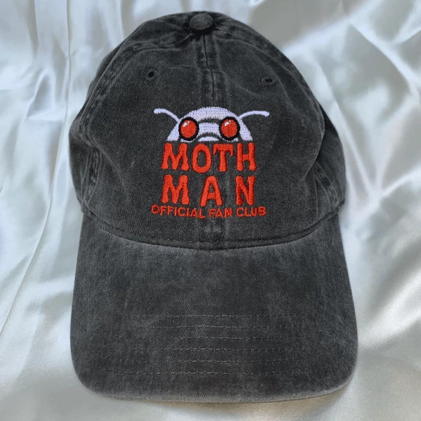Wicked Clothes BESTSELLERS 'Mothman Fan Club' Dad Hat 3 Wicked Clothes BESTSELLERS 'Mothman Fan Club' Dad Hat