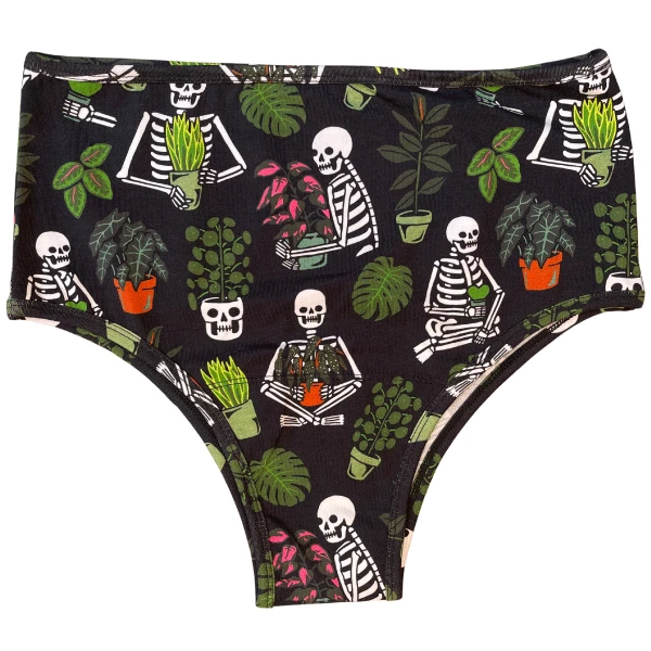 Wicked Clothes 'Plants' High-Waisted Underwear 3 Wicked Clothes 'Plants' High-Waisted Underwear