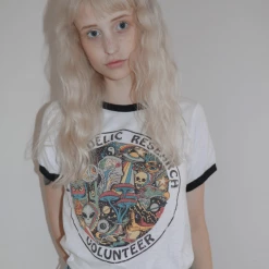 Wicked Clothes BESTSELLERS 'Psychedelic Research Volunteer' Ringer Shirt