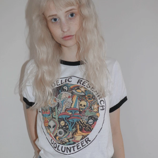 Wicked Clothes BESTSELLERS 'Psychedelic Research Volunteer' Ringer Shirt 4 Wicked Clothes BESTSELLERS 'Psychedelic Research Volunteer' Ringer Shirt