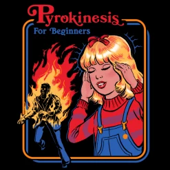 Wicked Clothes Paranormal Pyrokinesis For Beginners Ringer Shirt