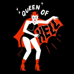 Wicked Clothes Queen Of Hell Sweatshirt Satanism