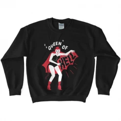 Wicked Clothes Queen Of Hell Sweatshirt Satanism