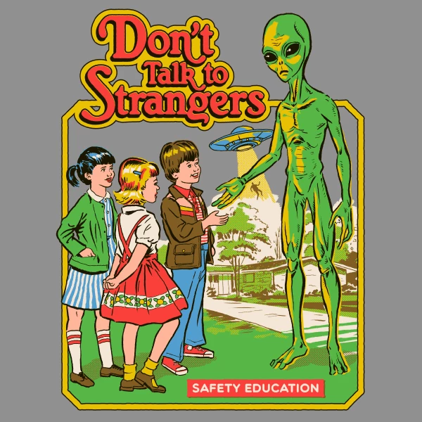 Wicked Clothes 'Don't Talk To Strangers' Shirt BESTSELLERS 3 Wicked Clothes 'Don't Talk To Strangers' Shirt BESTSELLERS