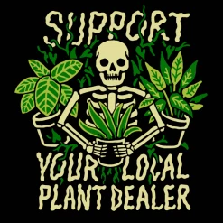 Wicked Clothes 'Local Plant Dealer' Shirt New