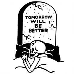 Wicked Clothes Bones Tomorrow Will Be Better Ringer Shirt