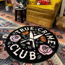 Wicked Clothes 'True Crime Club' Rug