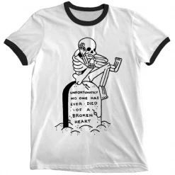 Wicked Clothes 'Broken Heart' Ringer Shirt