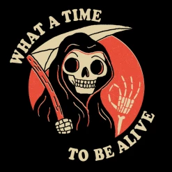 Wicked Clothes 'What A Time To Be Alive' Shirt New