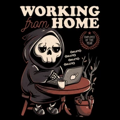 Wicked Clothes 'Working From Home' Shirt