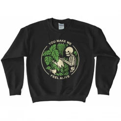 Wicked Clothes Feel Alive Sweatshirt Uplifting